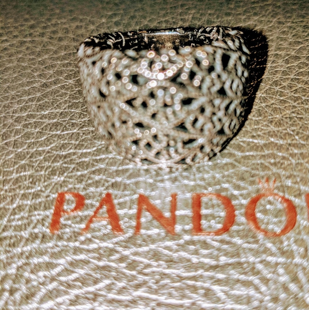OR PAZ SILVER LACE RING
